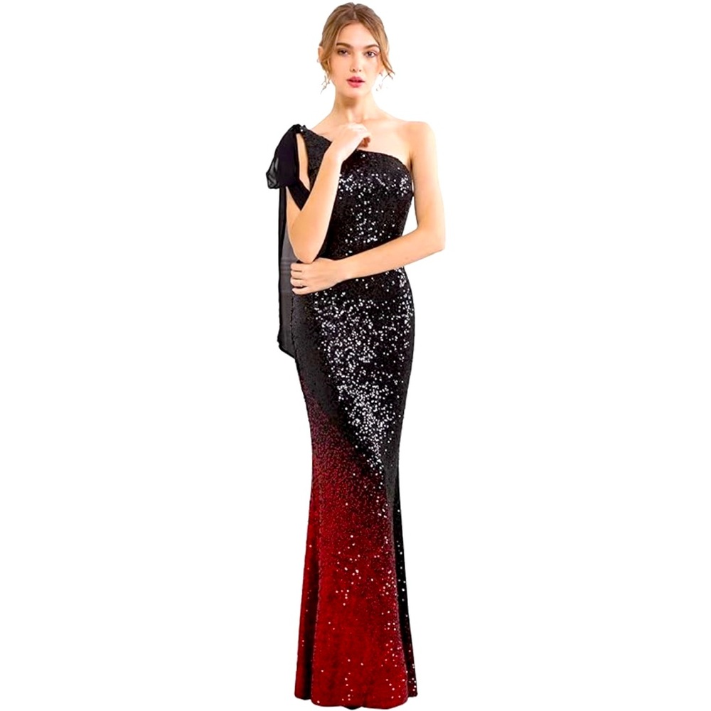 NEW Angel-Fashions gradient sequin formal dress